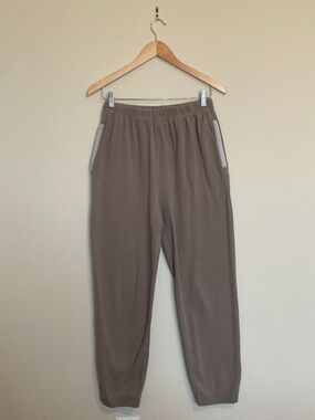 Vintage Cotton Jogger Sweatpants Pants in Taupe